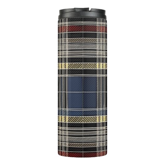Scottish Tartan Pattern Thermosbeker (Achterkant)