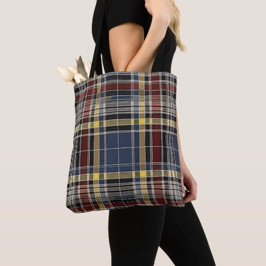 Scottish Tartan Pattern Tote Bag (Dichtbij)