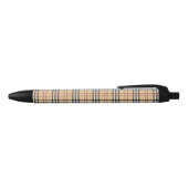 Scottish Tartan Pattern     Zwarte Inkt Pen (Bovenkant)
