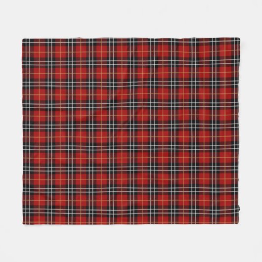 Scottish Tartan Pset Fleece Deken (Voorkant (Horizontaal))