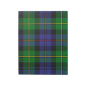 Scottish Tartan Pset Notitieblok (Linkerzijde)