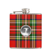 SCOTTISH TARTAN WHITE GEMSTONE MONOGRAM HEUPFLES (Voorkant)