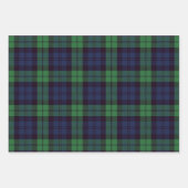 Scottish Tartans Black Watch, Malcolm, Buchanan Inpakpapier Vel (Voorkant)