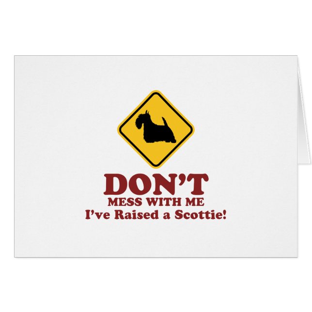 Scottish Terrier (Voorkant Horizontaal)