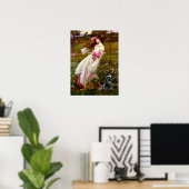 Scottish Terrier 3 - Windbloemen Poster (Thuiskantoor)