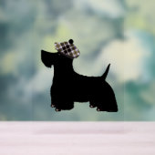 Scottish Terrier Acryl Bord (Neutraal)