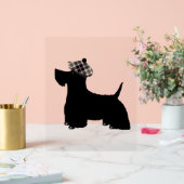 Scottish Terrier Acryl Bord (Huwelijk)