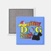 Scottish_Terrier_Agility Magneet (Voorkant / Achterkant)