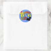 Scottish_Terrier_Agility Ronde Sticker (Tas)