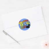 Scottish_Terrier_Agility Ronde Sticker (Envelop)