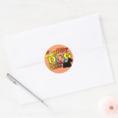 Scottish_Terrier_Agility Ronde Sticker (Envelop)