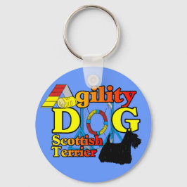 Scottish_Terrier_Agility Sleutelhanger