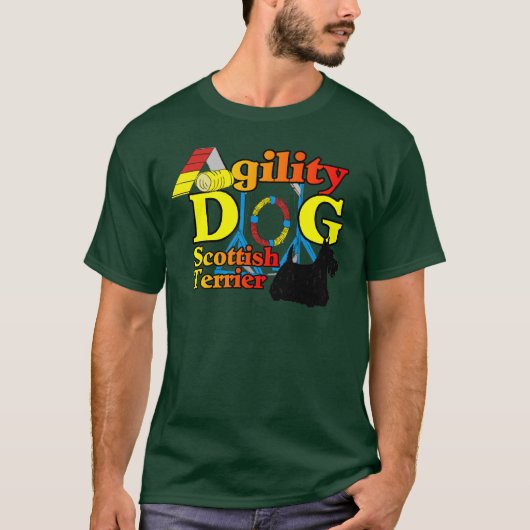 Scottish_Terrier_Agility T-shirt (Voorkant)