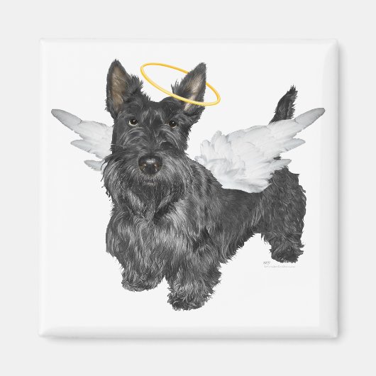 Scottish Terrier Angels Magneet (Voorkant)