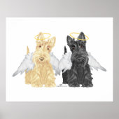 Scottish Terrier Angels Poster (Voorkant)