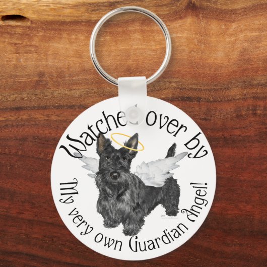 Scottish Terrier Angels Sleutelhanger (Voorkant)