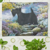 Scottish Terrier Art Gifts Theedoek (Gevouwen)