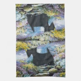 Scottish Terrier Art Gifts Theedoek