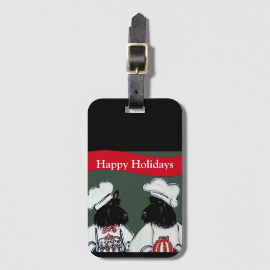 Scottish Terrier Bagagelabel (Voorkant (verticaal))