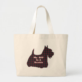 Scottish Terrier BFF Gifts Grote Tote Bag