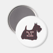 Scottish Terrier BFF Gifts Magneet (Voorkant / Achterkant)