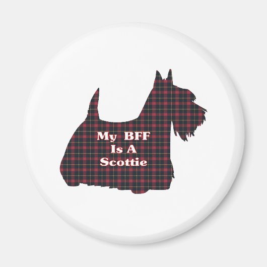 Scottish Terrier BFF Gifts Magneet (Voorkant)