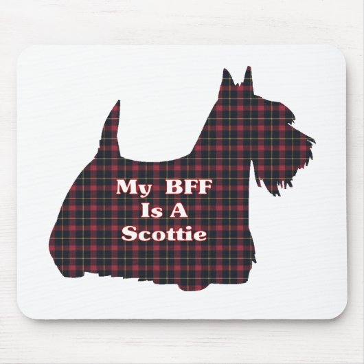Scottish Terrier BFF Gifts Muismat (Voorkant)