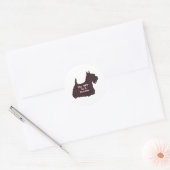 Scottish Terrier BFF Gifts Ronde Sticker (Envelop)