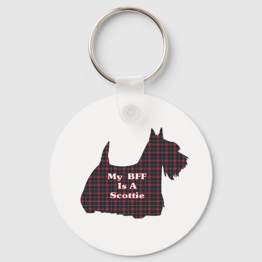 Scottish Terrier BFF Gifts Sleutelhanger (Voorkant)