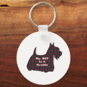 Scottish Terrier BFF Gifts Sleutelhanger (Voorkant)