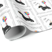 Scottish Terrier Birthday Cadeaupapier (Rol Hoek)
