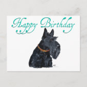 Scottish Terrier Birthday Kaart (Voorkant)
