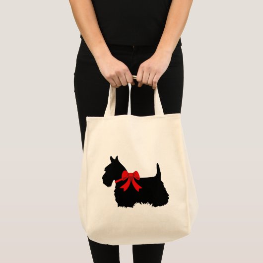 Scottish Terrier Black, Celtic, Highland dog Tote Bag (Voorkant (product))