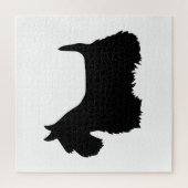 Scottish Terrier Black sihouette hart/676 stuk Legpuzzel (Verticaal)