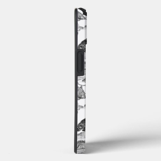 SCOTTISH Terrier Black Toile Case-Mate iPhone Case (Achterkant / Rechts)