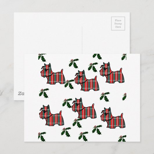 SCOTTISH TERRIER BRIEFKAART (Voorkant / Achterkant)