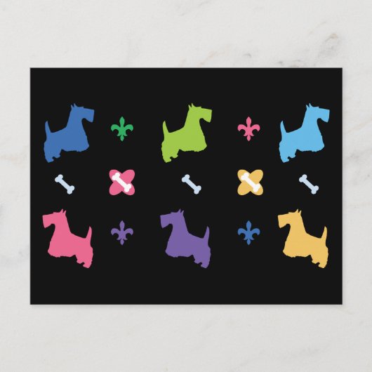 Scottish Terrier Briefkaart (Voorkant)