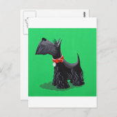 Scottish Terrier Briefkaart (Voorkant / Achterkant)
