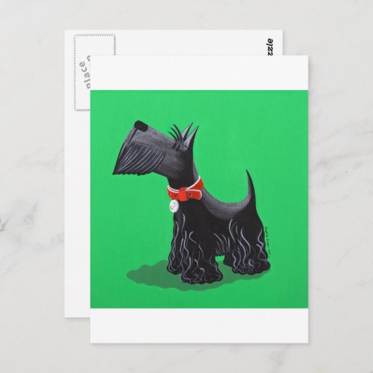Scottish Terrier Briefkaart (Voorkant / Achterkant)