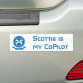Scottish Terrier Bumpersticker (Op auto)