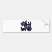 Scottish Terrier Bumpersticker (Voorkant)