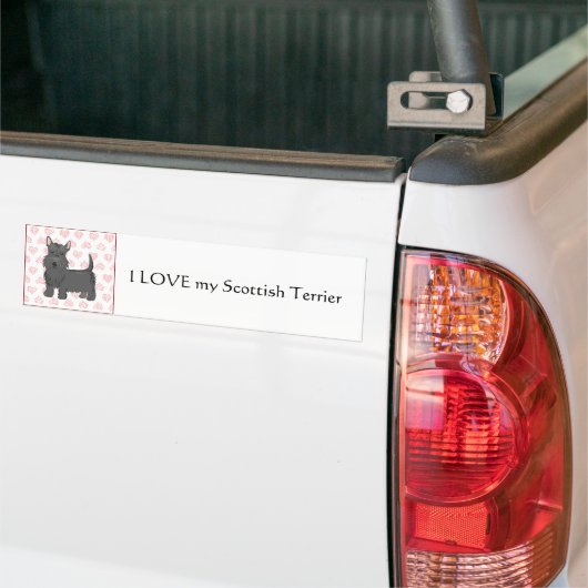 Scottish Terrier Bumpersticker (Op Truck)