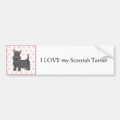 Scottish Terrier Bumpersticker (Voorkant)