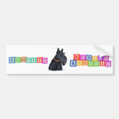 Scottish Terrier Bumpersticker (Voorkant)
