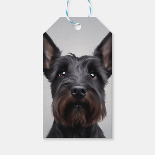 Scottish Terrier Cadeaulabel (Voorkant)
