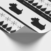 Scottish Terrier Cadeaupapier (Hoek)