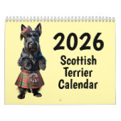 Scottish Terrier Calendar Kalender (Hoes)