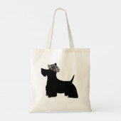 Scottish Terrier Canvas tas (Achterkant)