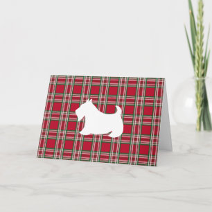 Scottish Terrier Card Feestdagen Kaart