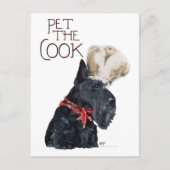 Scottish Terrier Chef Briefkaart (Voorkant)